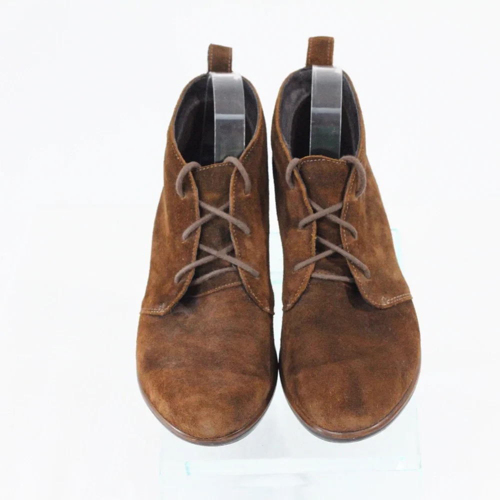 Naot Levanto Brown Boots Women Suede Bootie sz 7